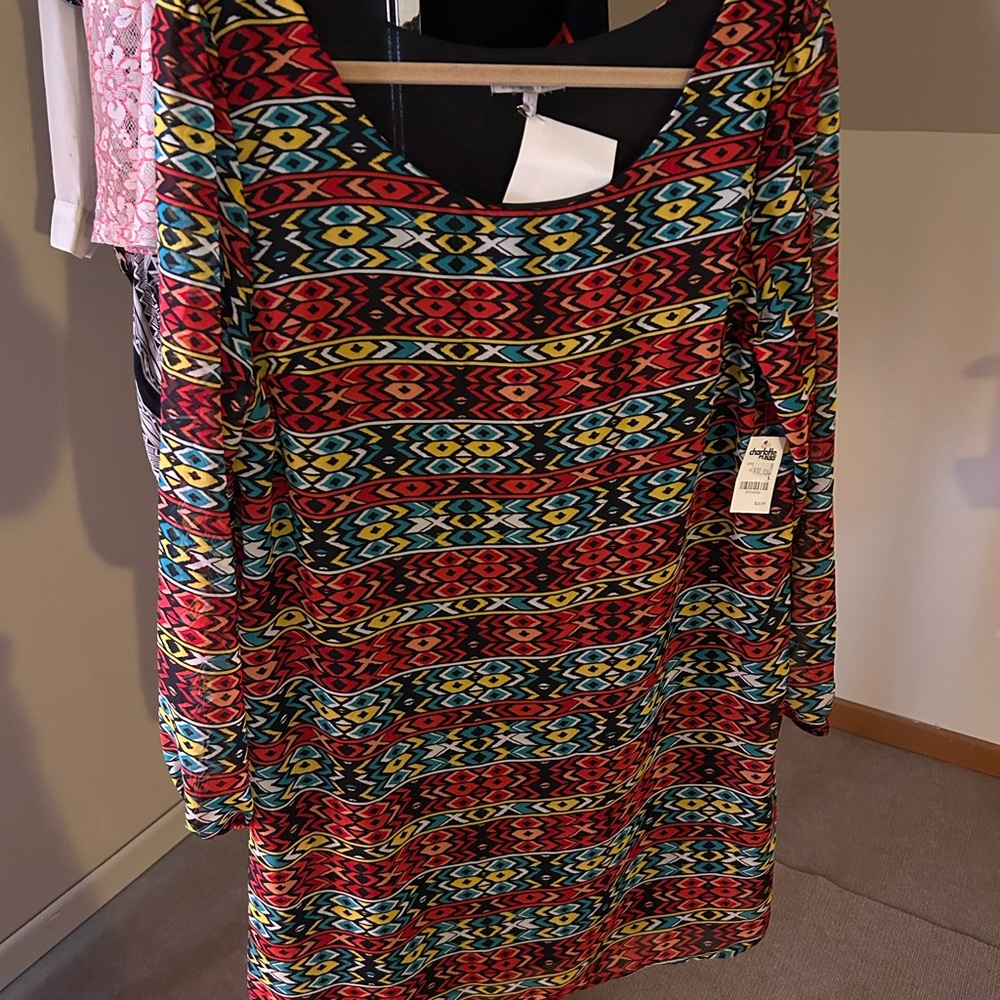Brand New Colorful Patterned Dress